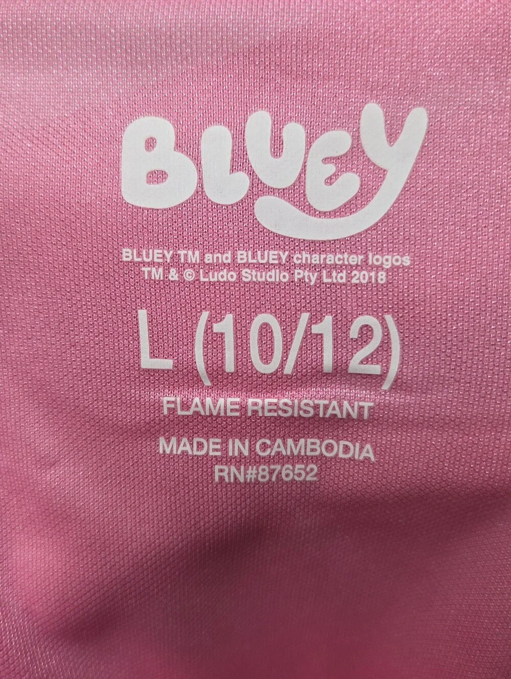 Bluey bright pink